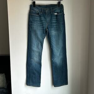 Levis Blue 514 Straight Leg Jeans